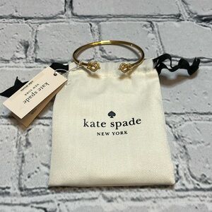 Kate Spade ♠️ Loves Me Knot Pavé Flex Cuff, NWT